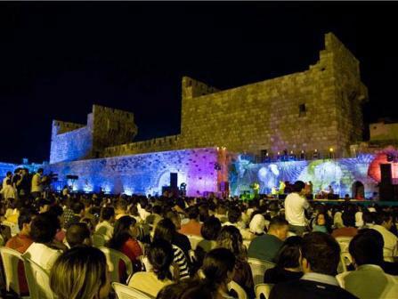 قلعة دمشق تودع مهرجان الجاز2010