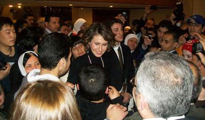 السيدة الأولى أسماء الأسد تشارك بإطلاق عرض "العقرب الفضي"