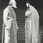 مشهد من مسرحية الملك لير مع عبد الطيف فتحي