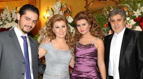 النجم السوري عباس النوري وزوجته
