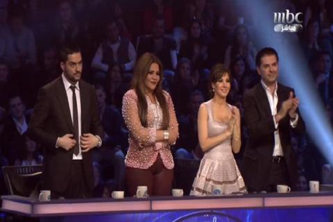  نانسي عجرم في لجنة تحكيم Arab Idol 2!